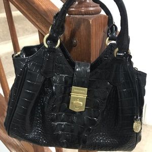 Brahmin Black Handbag- Shoulder bag